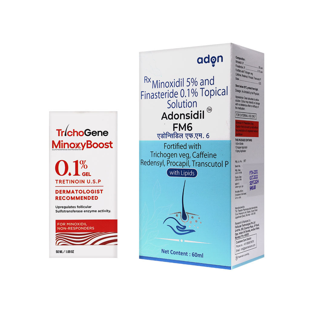 Adonsidil FM6 Solution 60 Ml With Trichogene Minoxyboost
