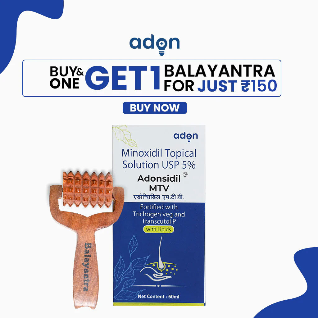 Adonsidil MTV Solution 60 ml With 150Rs Roller