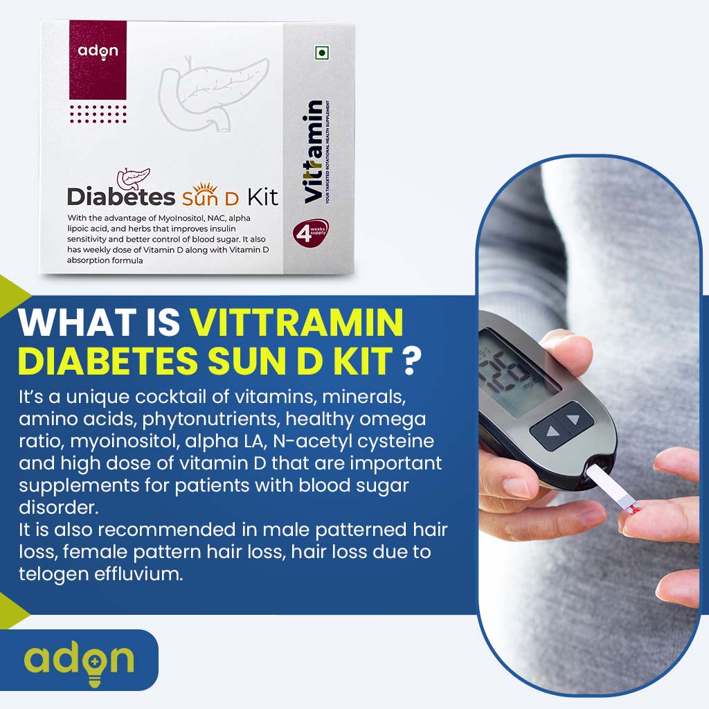 Vittramin Diabetes Sun D Kit
