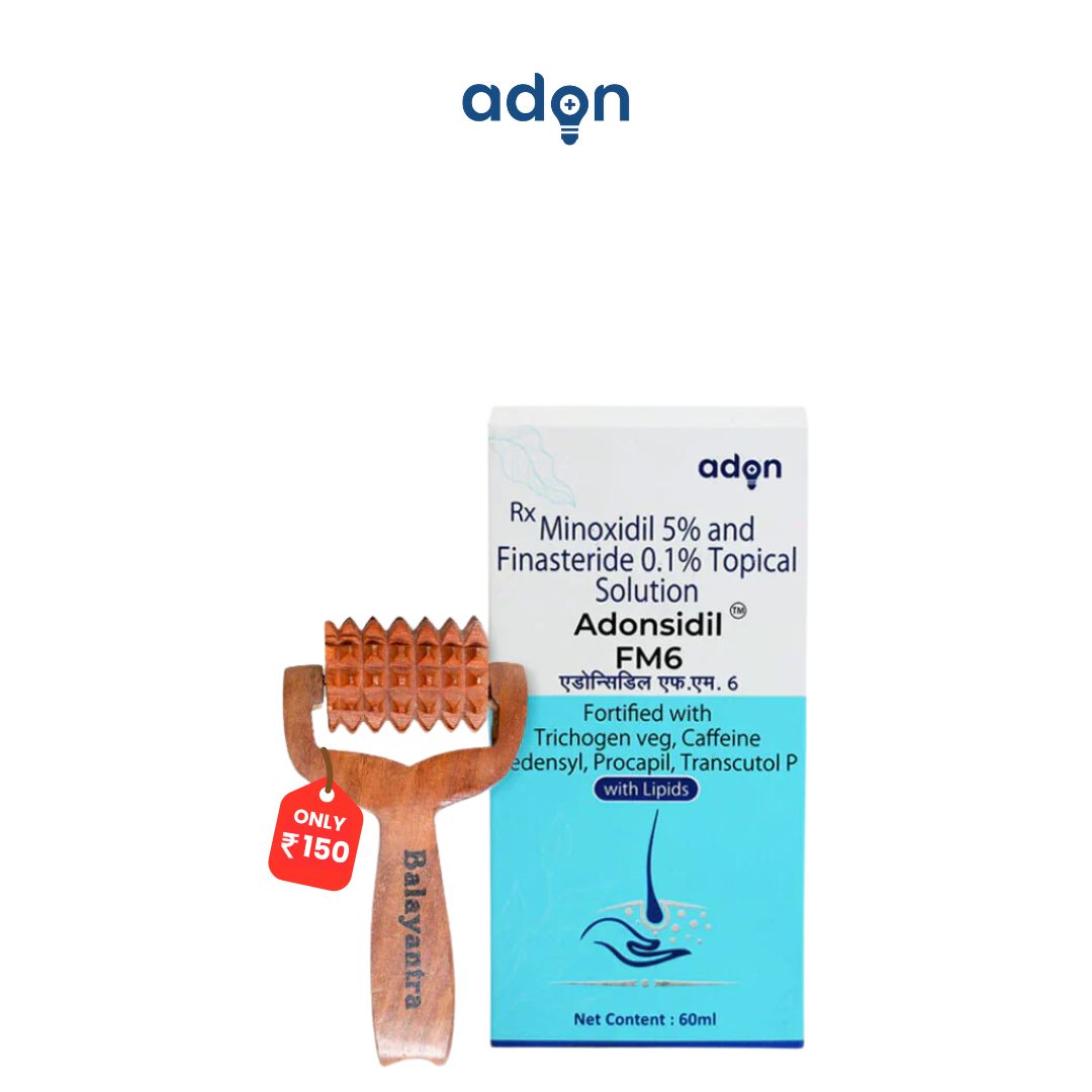 Adonsidil FM6 Solution 60 ml With 150rs Balayantra roller