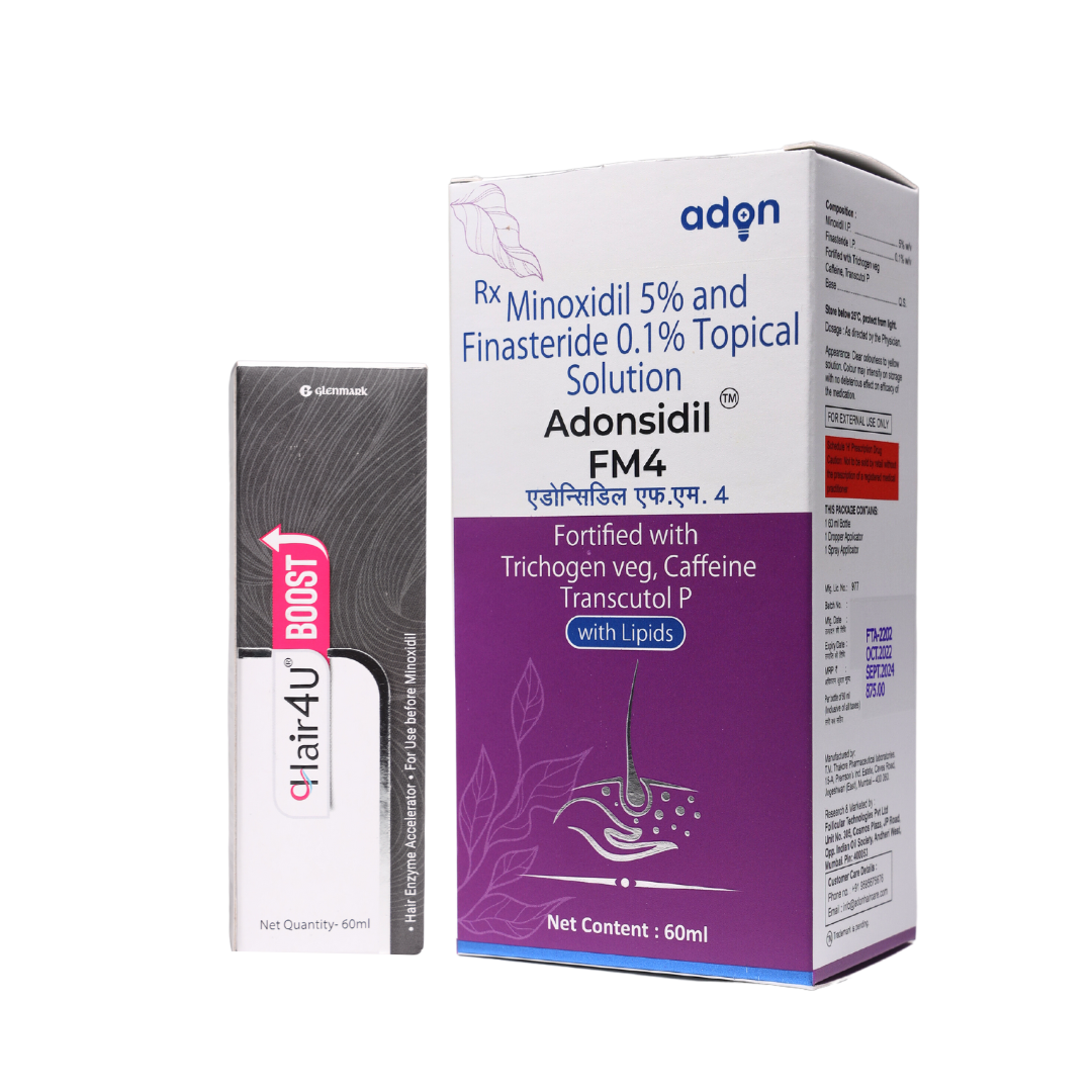 Adonsidil FM4 Solution 60 Ml With Hair4U Boost
