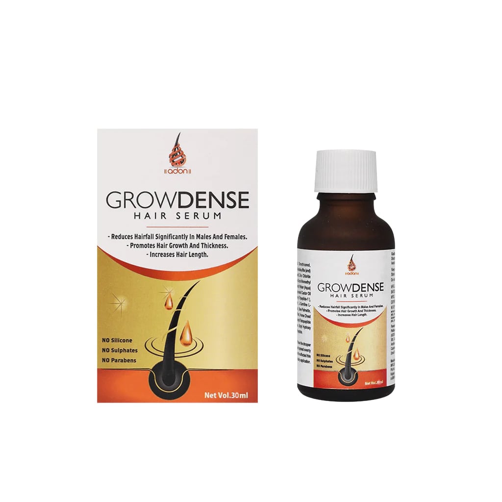 Growdense hair Serum 30 ml WITH 150Rs ROLLER
