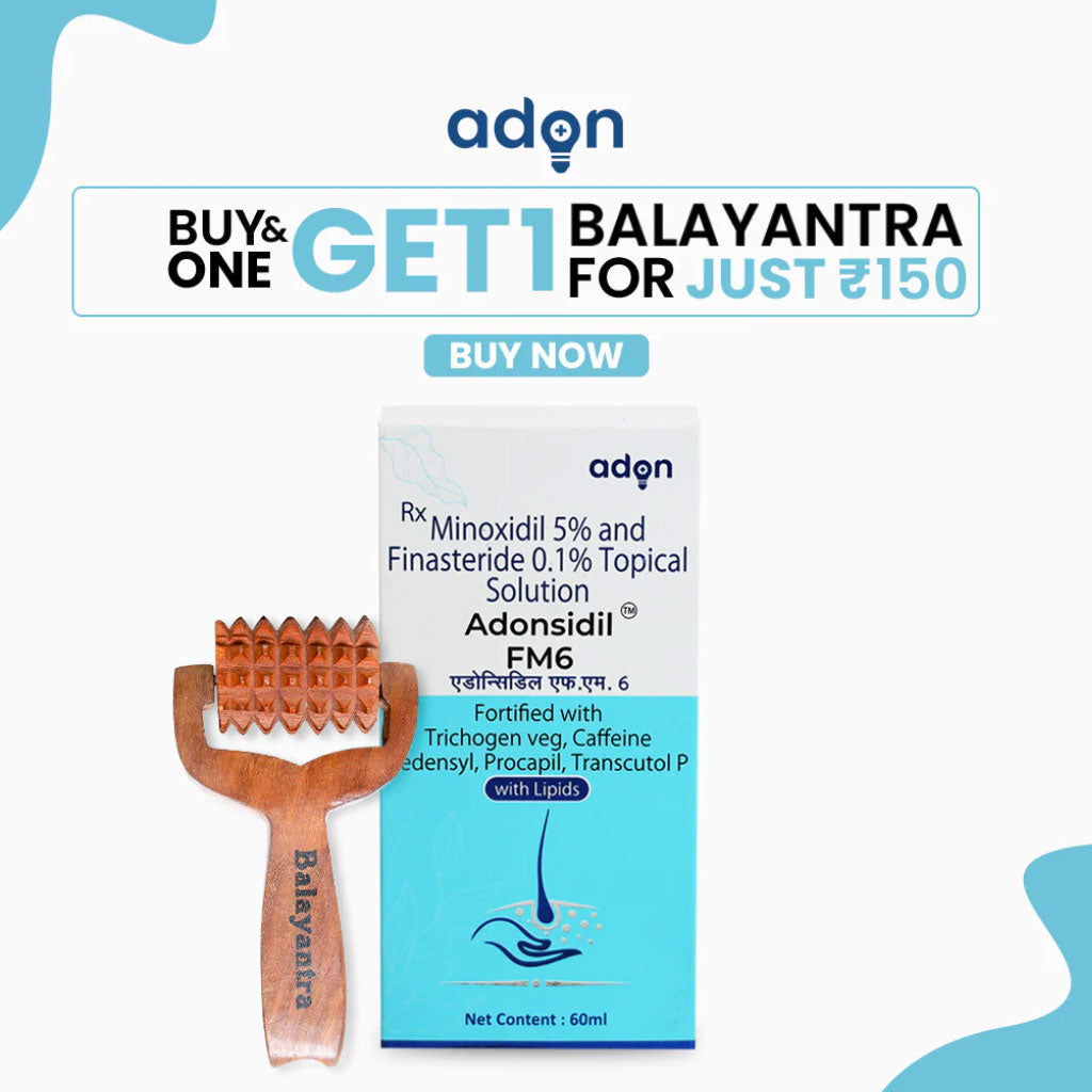 Adonsidil FM6 Solution 60 ml With 150rs Balayantra roller