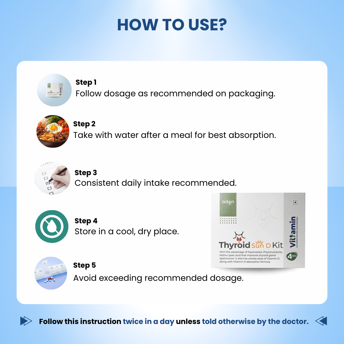 Vittramin Thyroid Sun D Kit