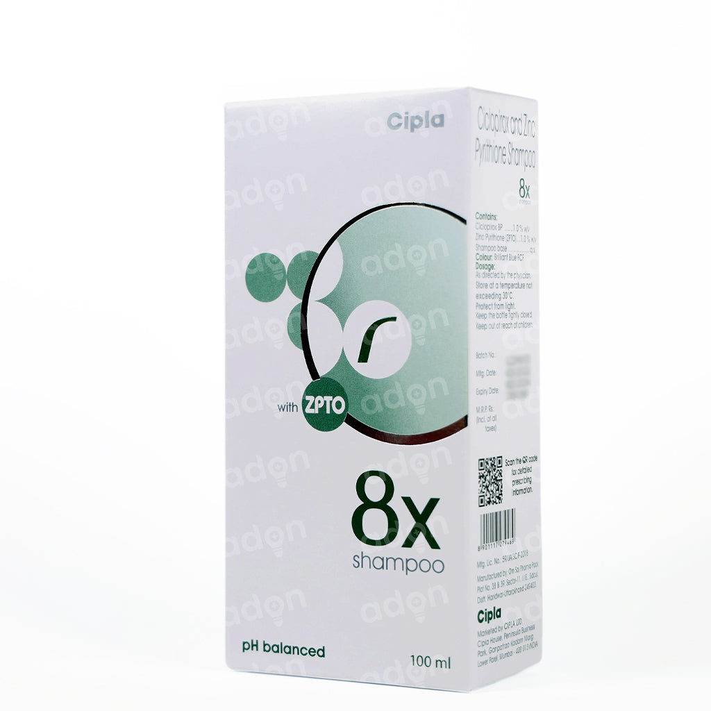 8X shampoo - Antidandruff shampoo