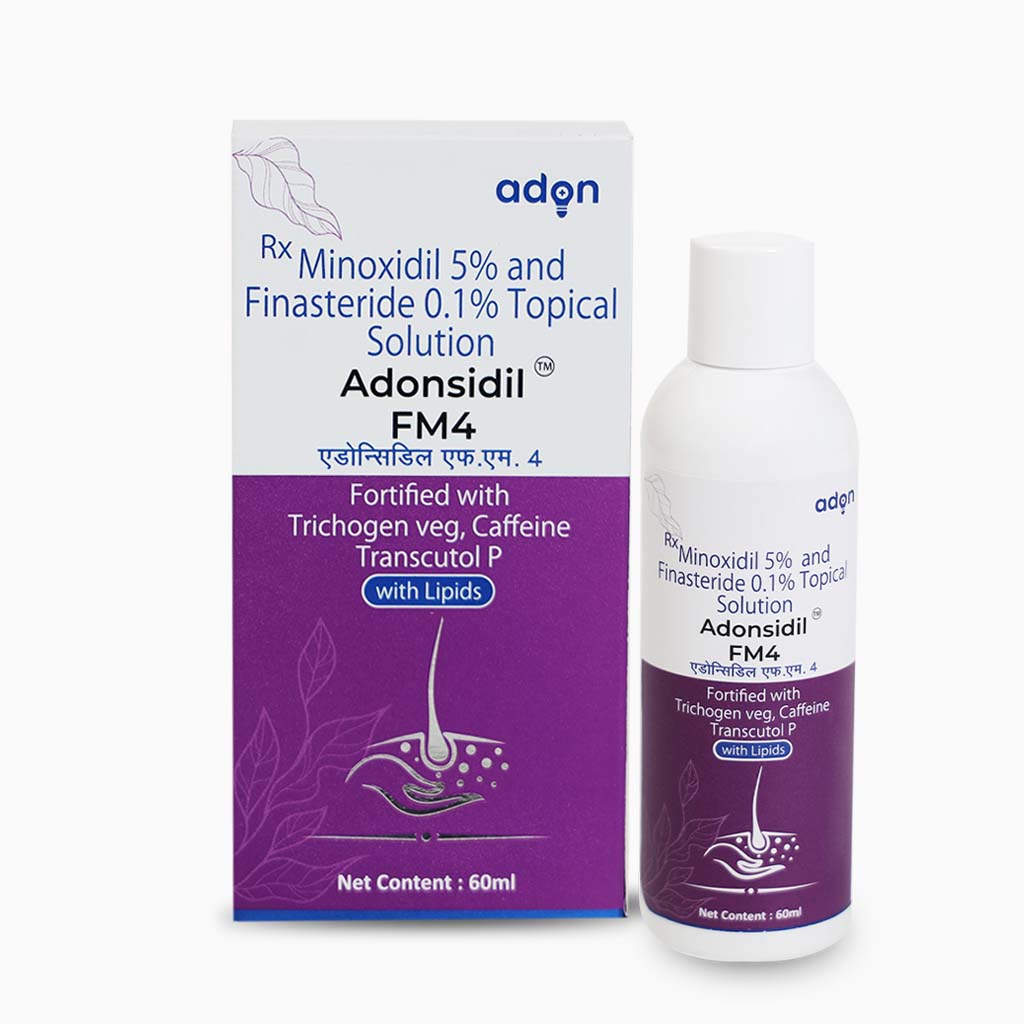 Adonsidil FM4 Solution 60 ml With 150Rs Roller