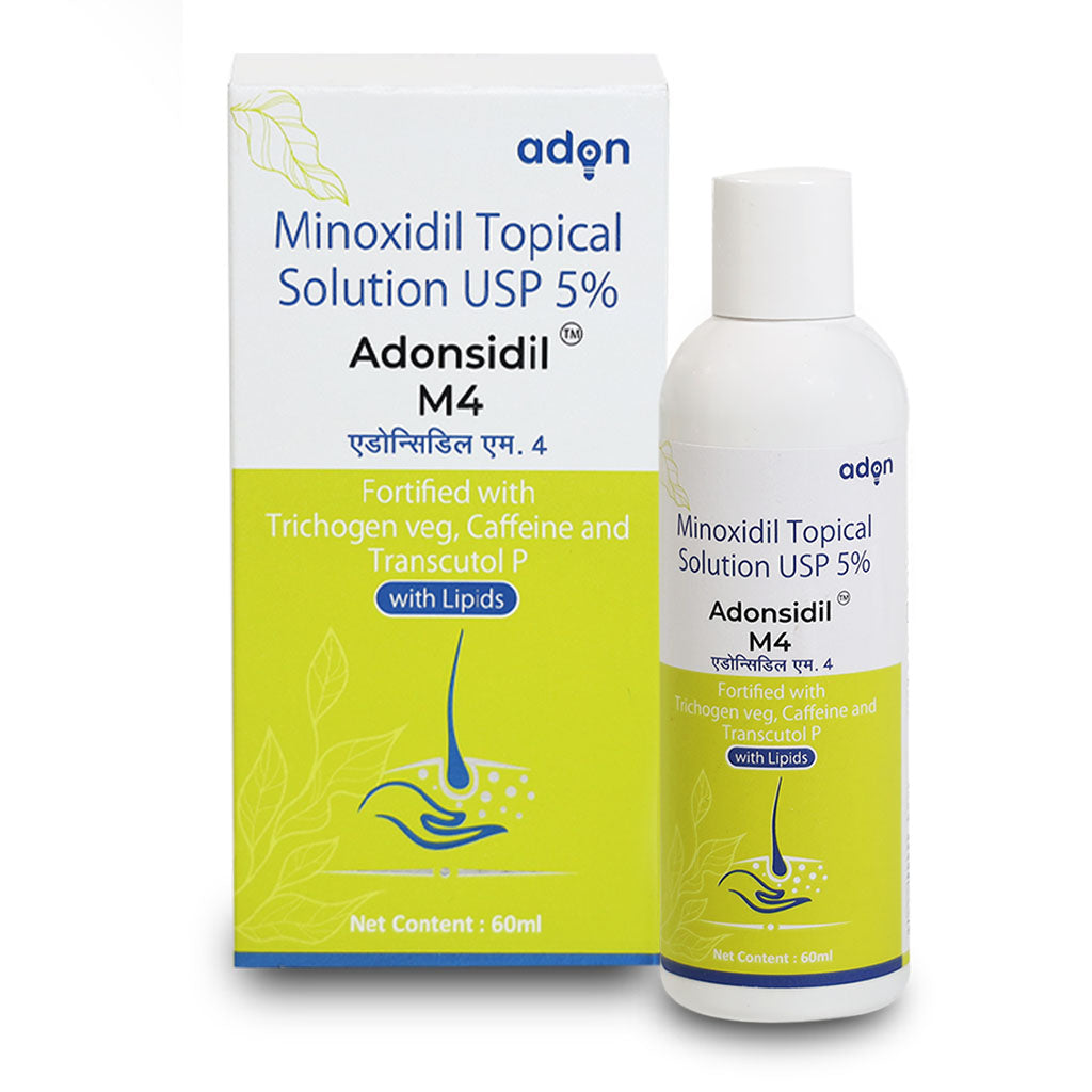 Adonsidil M4 Solution 60 Ml With 150Rs Roller