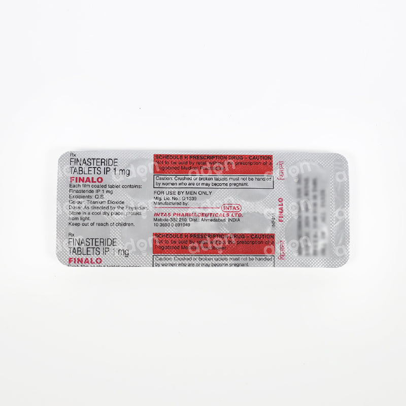 Tablet  Finalo 1 mg -  30 tablets,  one month supply,