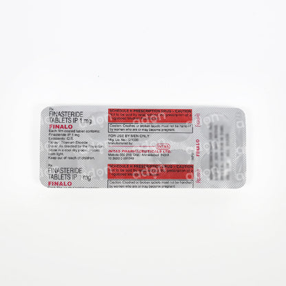 Tablet  Finalo 1 mg -  30 tablets,  one month supply,