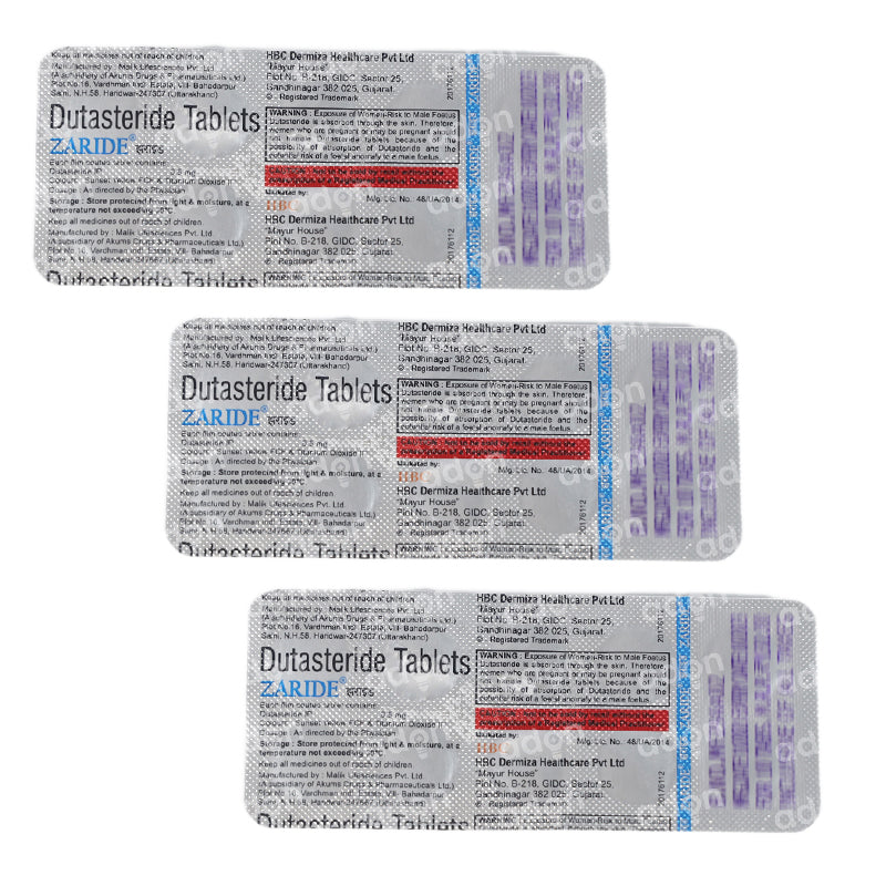 Tablet Zaride 0.5mg - 30 tablets