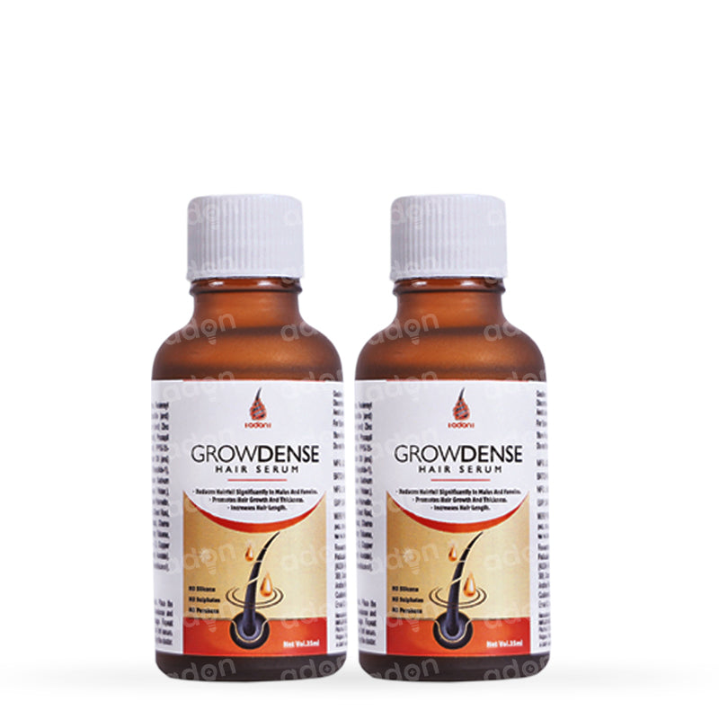 Grow dense Hair Serum Twin Pack- 2 Bottles